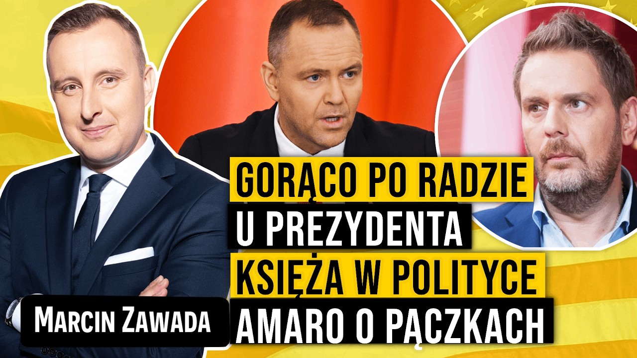 🔴 GORĄCO PO RADZIE U PREZYDENTA, ILE POLITYCY PŁACĄ KOŚCIOŁOWI, AMARO O PĄCZKACH | Onet Rano.