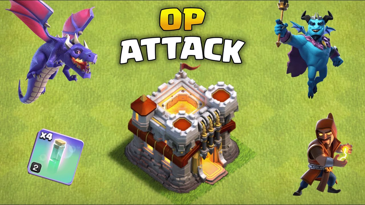 TH11 Blizzard Dragon Attack 2026 | Town Hall 11 Super Wizard Blimp Strategy with Dragons!