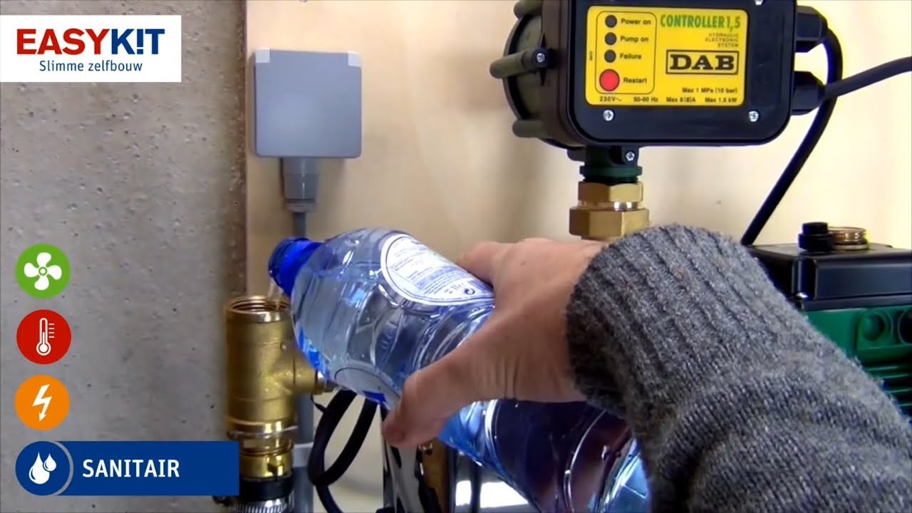 DIY: Zelf je regenwaterpomp opstarten met Easykit