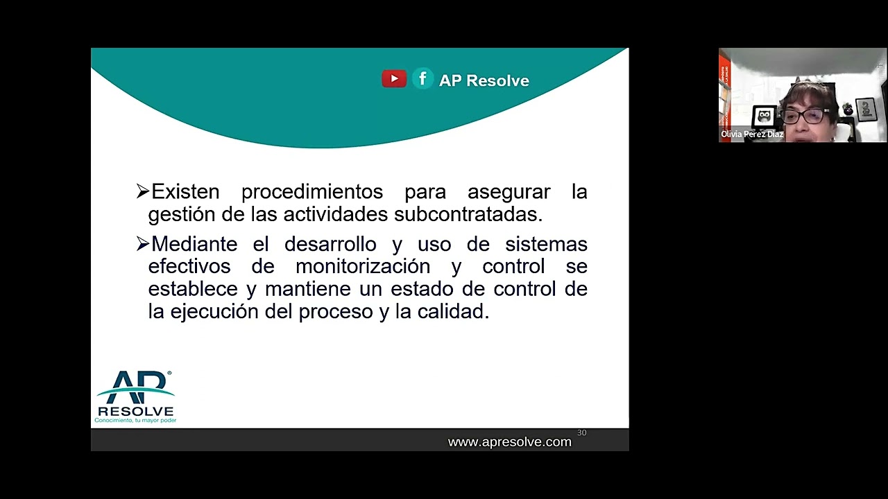 Sistema de Gestión de Calidad | M . en C. Olivia Margarita Pérez