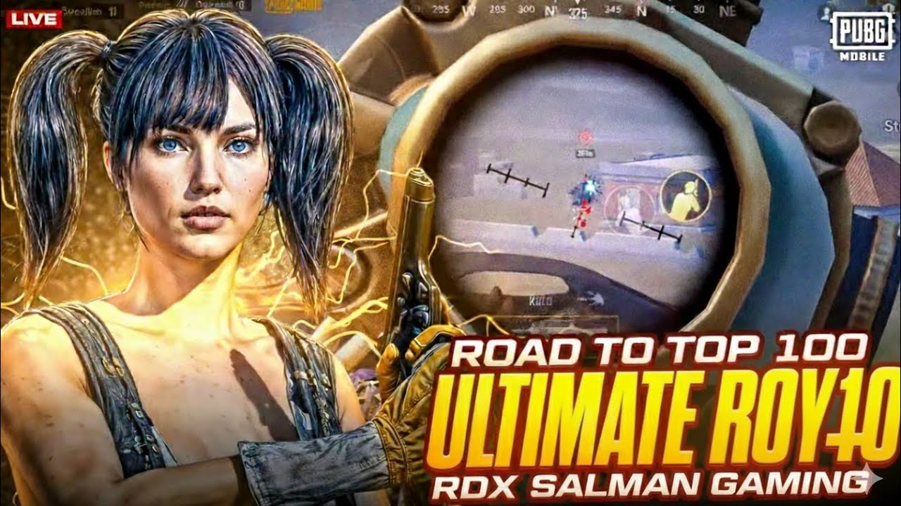 Road To Top 100! 🏆 Non-Stop Action with RDX SALMAN GAMING 🎮