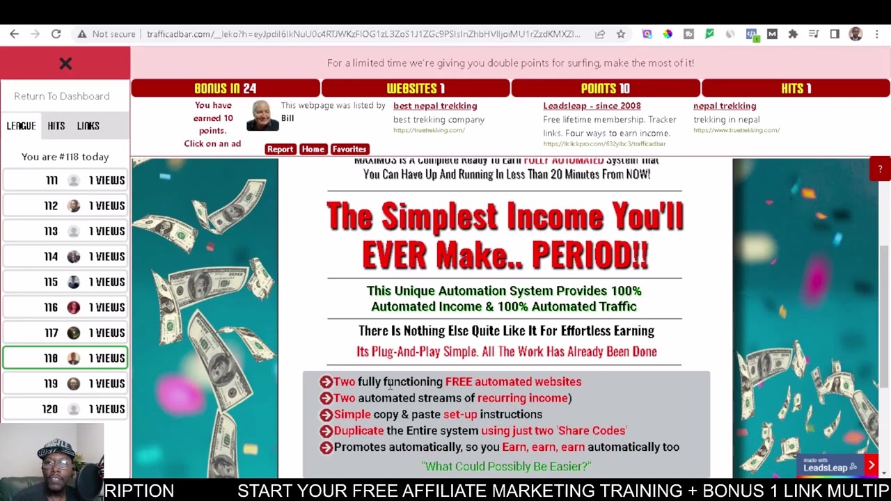 Affiliate Marketing Traffic Ad Bar Spy Method - They Didn't Ask #affiliatemarketing #trafficadbar
