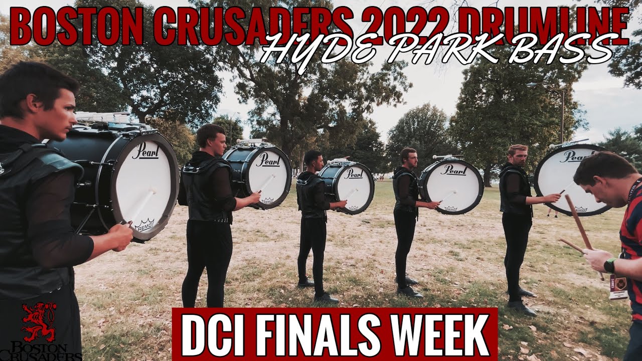 Boston Crusaders 2022 Drumline | In The Lot | HYDE PARK BASS - DCI Finals Week