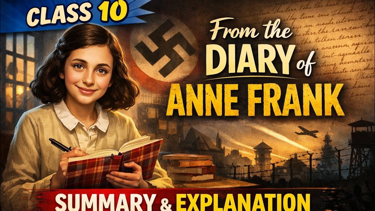 Easy summary chapter 4 from the diary of Anne Frank ✍️ #cbse2026 #class10english #english 