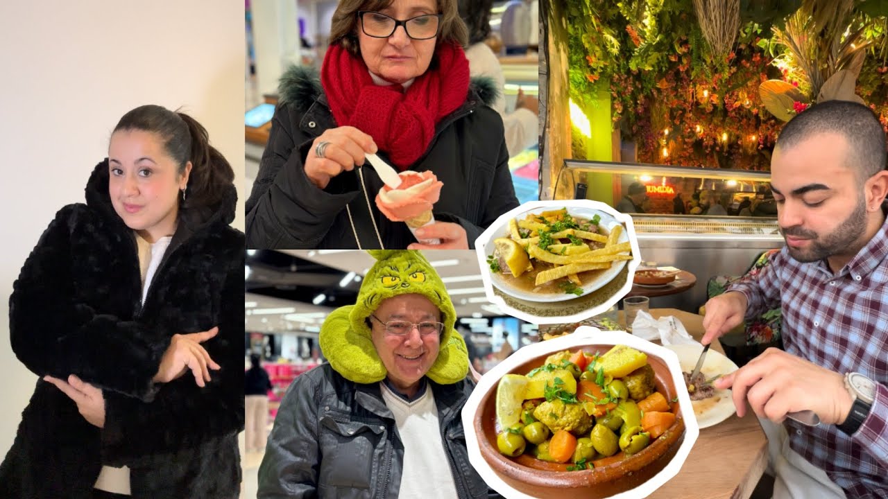 Restaurant Algerien à Paris On Se Régale chez Numidia /Primark et Marche #vlog #familyvlog #algerie