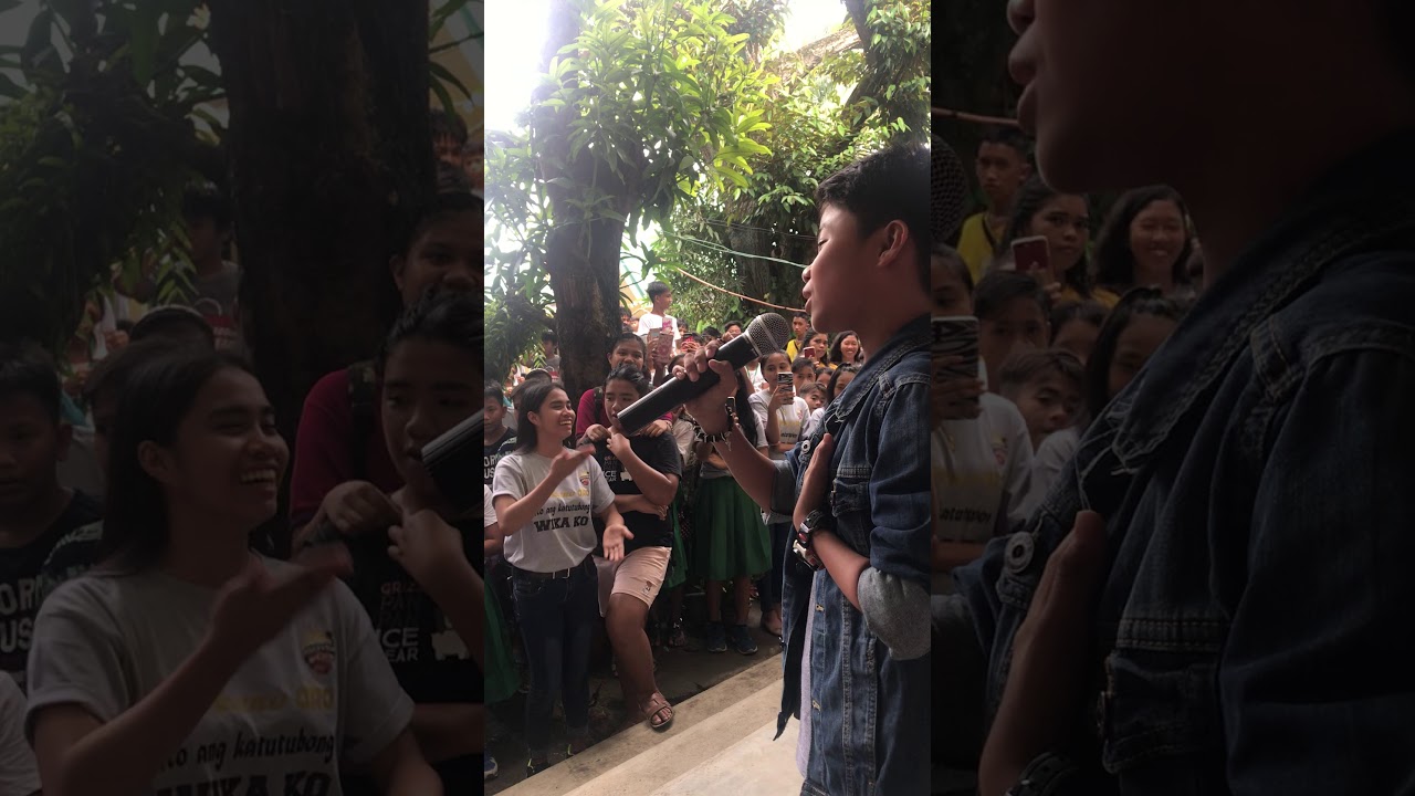 Vanjoss sings Ngayon at Kailanman in Ariston Bantog National High School, Asingan- September 4, 2019