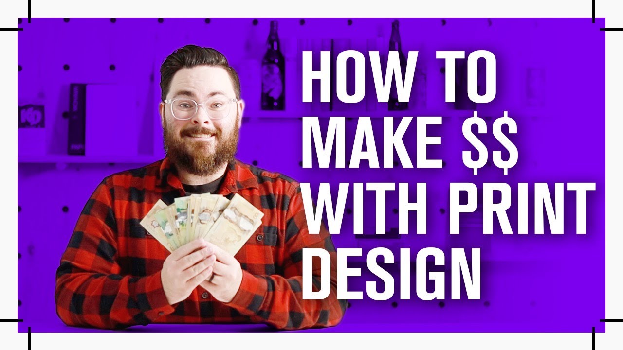 3 ways to GROW your Graphic Design Business with PRINT DESIGN - Making money as a designer