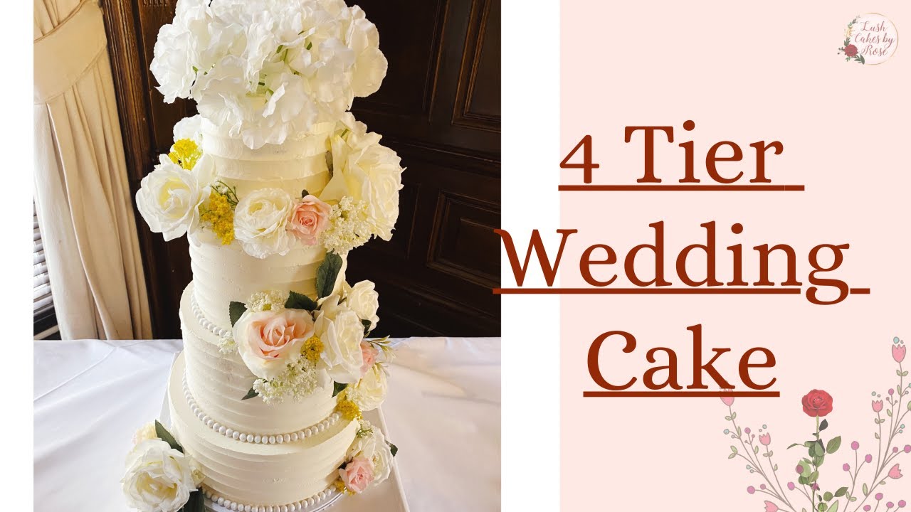 4 Tier Wedding Cake 