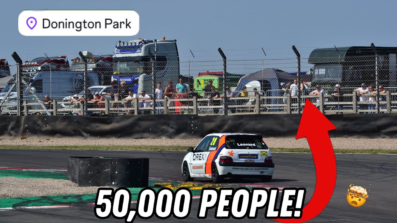 Can I get a top 10 in front of 50,000 people here at Donington Park?! 