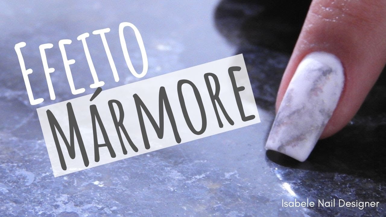 Como Fazer Unha Marmorizada Com Esmalte Em Gel