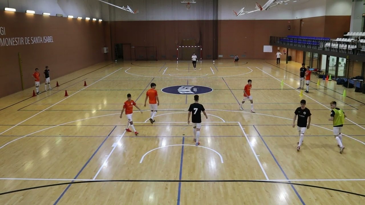 Exercise ball possession 3v3+J + 2 lateral joker | Ejercicio posesión 3x3+C + 2C laterales