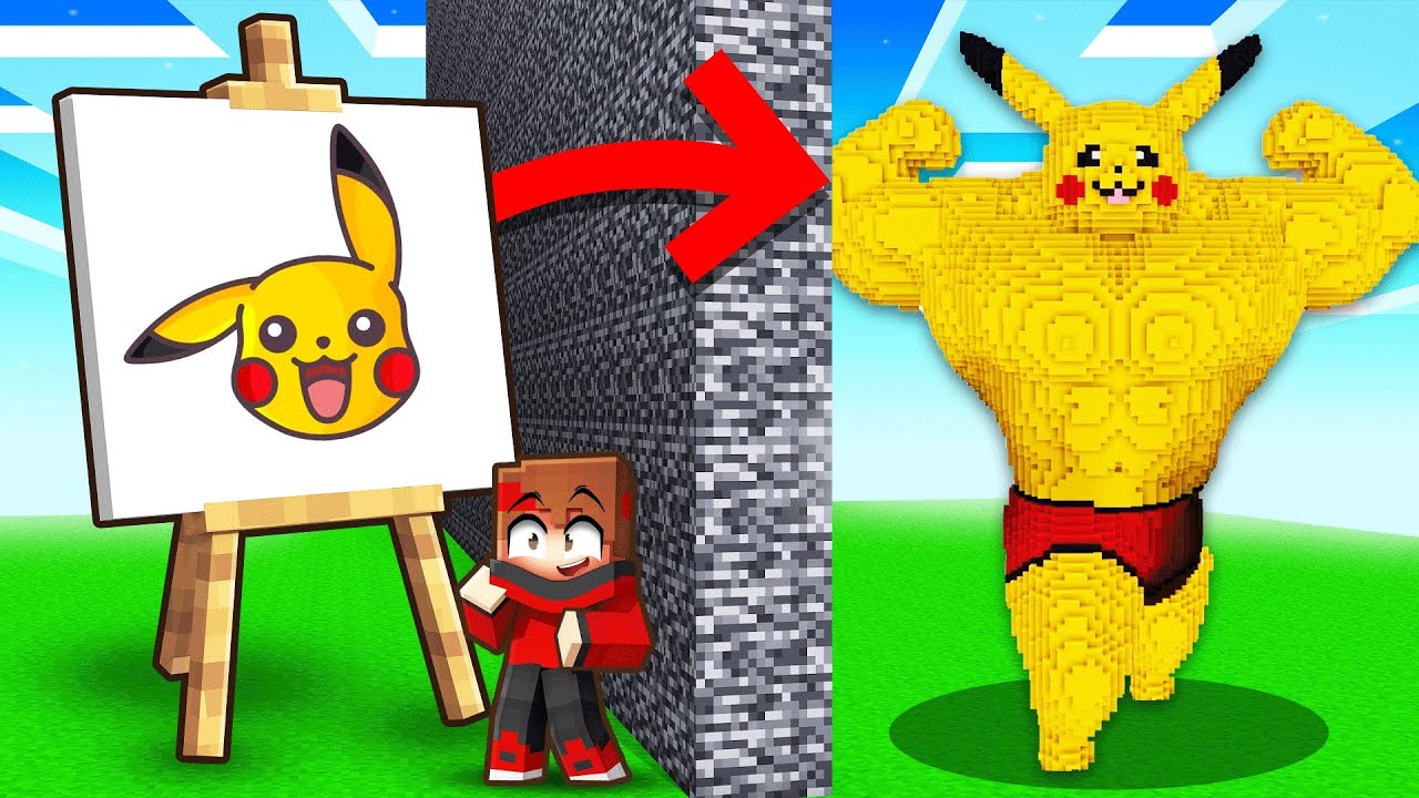 Я сжульничал с //DRAW в Build Battle в Minecraft!