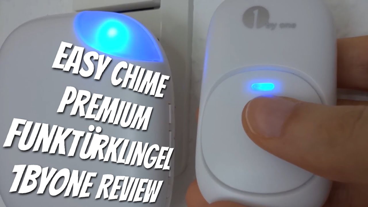 1byone Funk T&uuml;rklingel Easy Chime mit 150 Meter Reichweite, 2 Empf&auml;ngern & vielen Sounds im Review