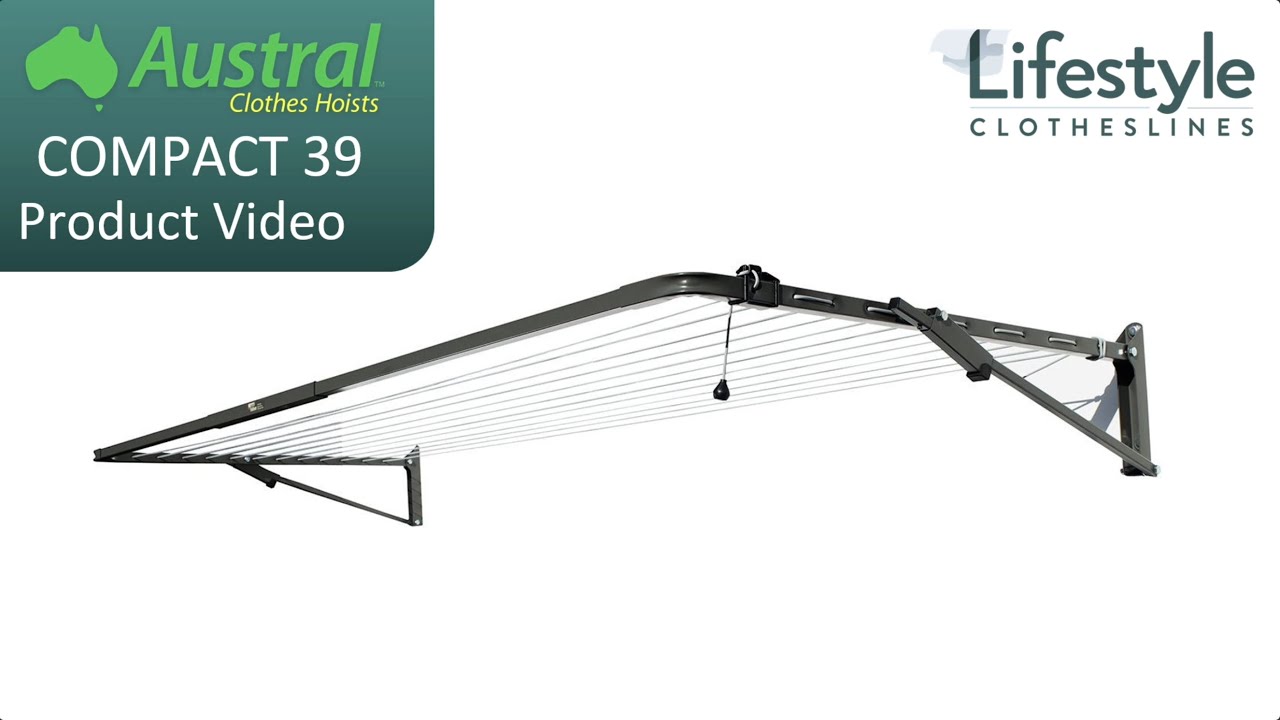 Austral Compact 39 Fold  Down Clothesline Product Video