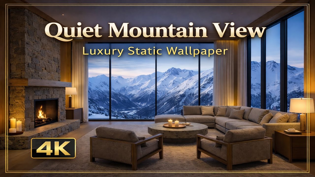 Quiet Mountain View | Luxury Static Wallpaper in True 4K