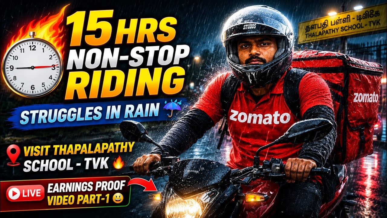  Zomato Delivery Full Time earnings in tamil 2026 | Vlog-05|Part -01|#zomato |@VlogsTN91 