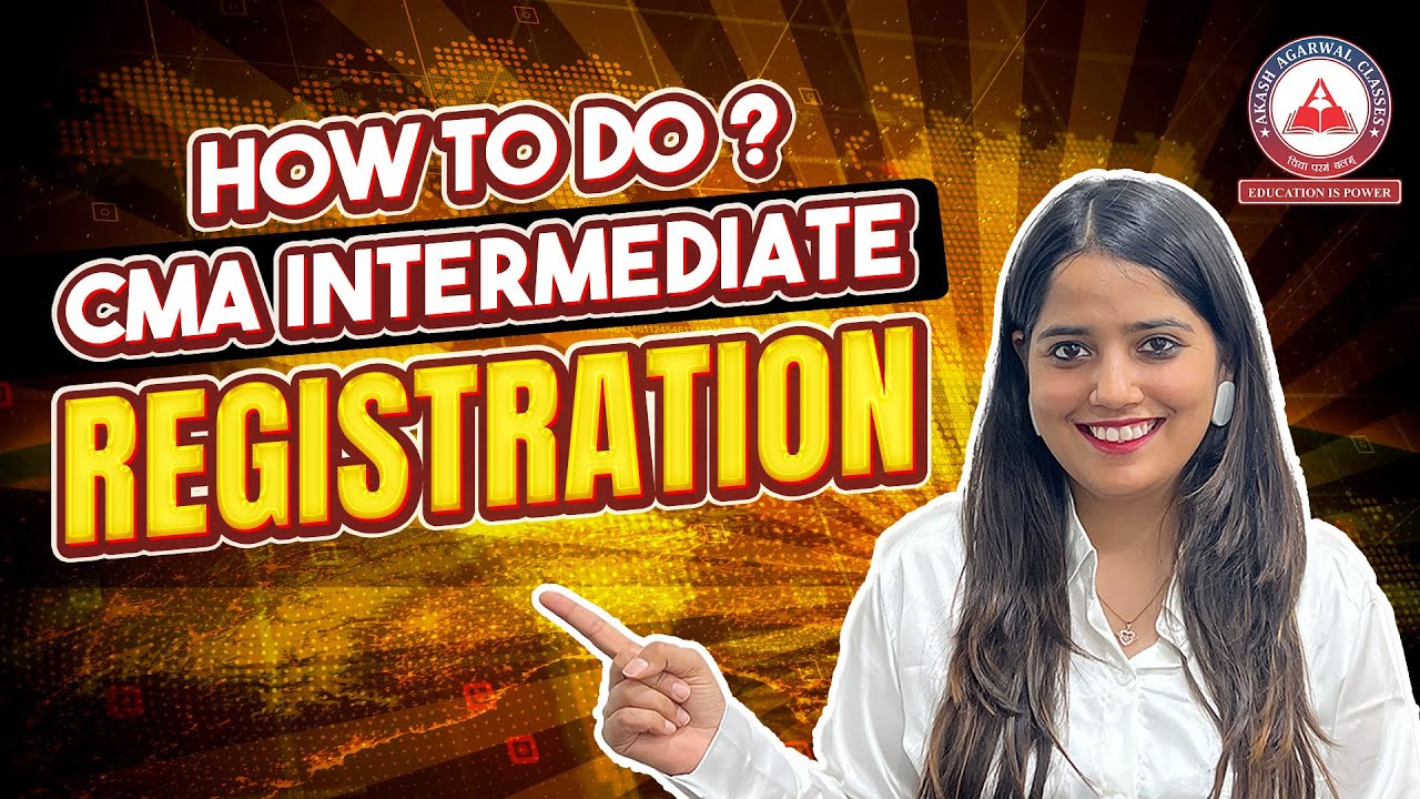 How To Regsiter For CMA Inter ? Akash Agarwal Classes