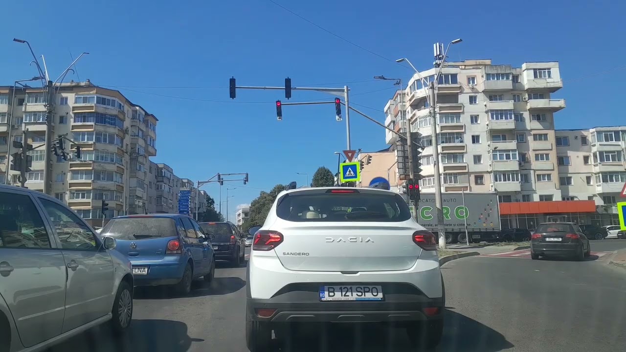 In trafic  prin Bacau