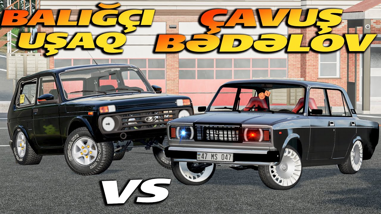 Balığçı Uşaq və Çavuş Bədəlov 2 Yetim Bir Arada Vazlar| Maşın Oyunları | BeamNG.Driver #malikbedelov