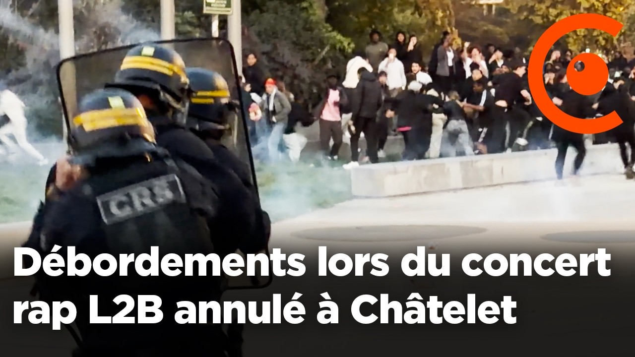 Débordements lors du concert rap L2B annulé à Châtelet-les-Halles à Paris