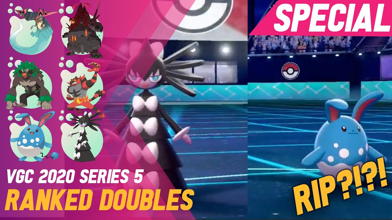 Coalossal + Perish song Azumarill!?! VGC 2020 Competitive Ranked doubles - Perish lead VS Cinderace
