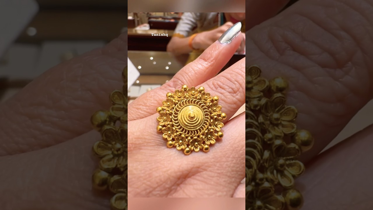 Tanishq Party wear Rings #cocktailrings #gold#deeya#vadodara#partywear