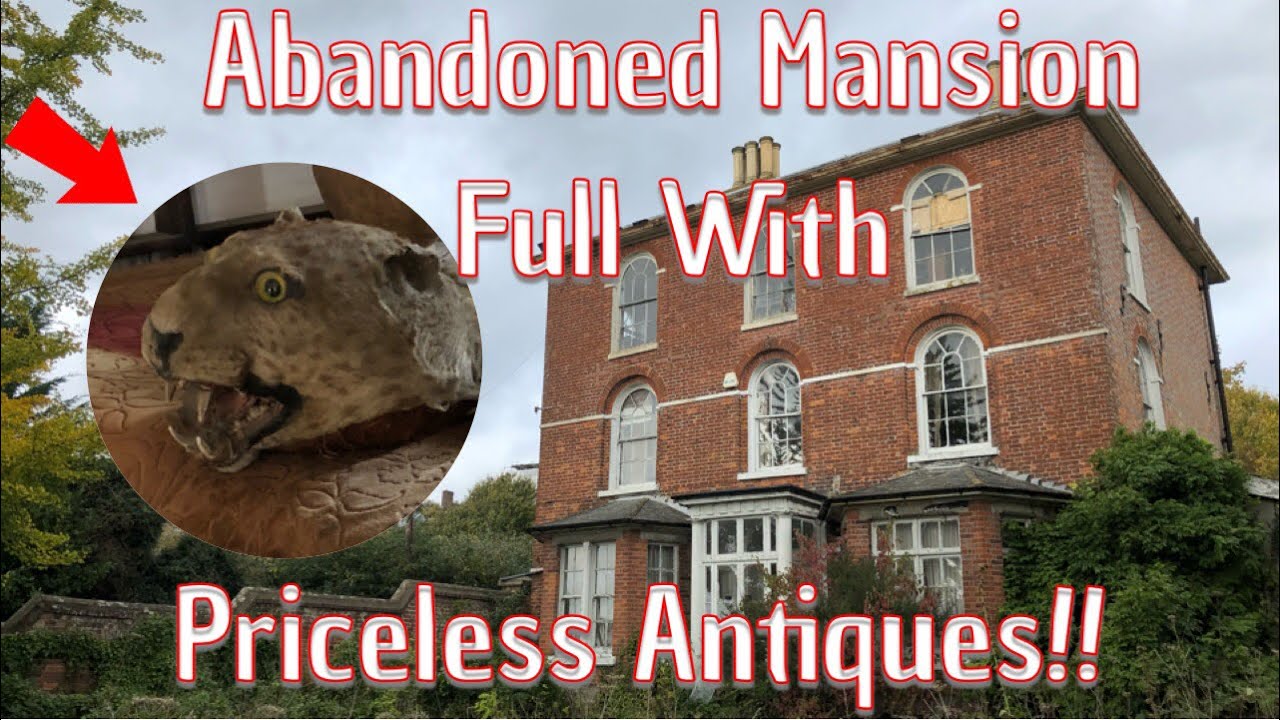 I Explorer An Abandoned Mansion With Priceless Antiques Left Behind!!