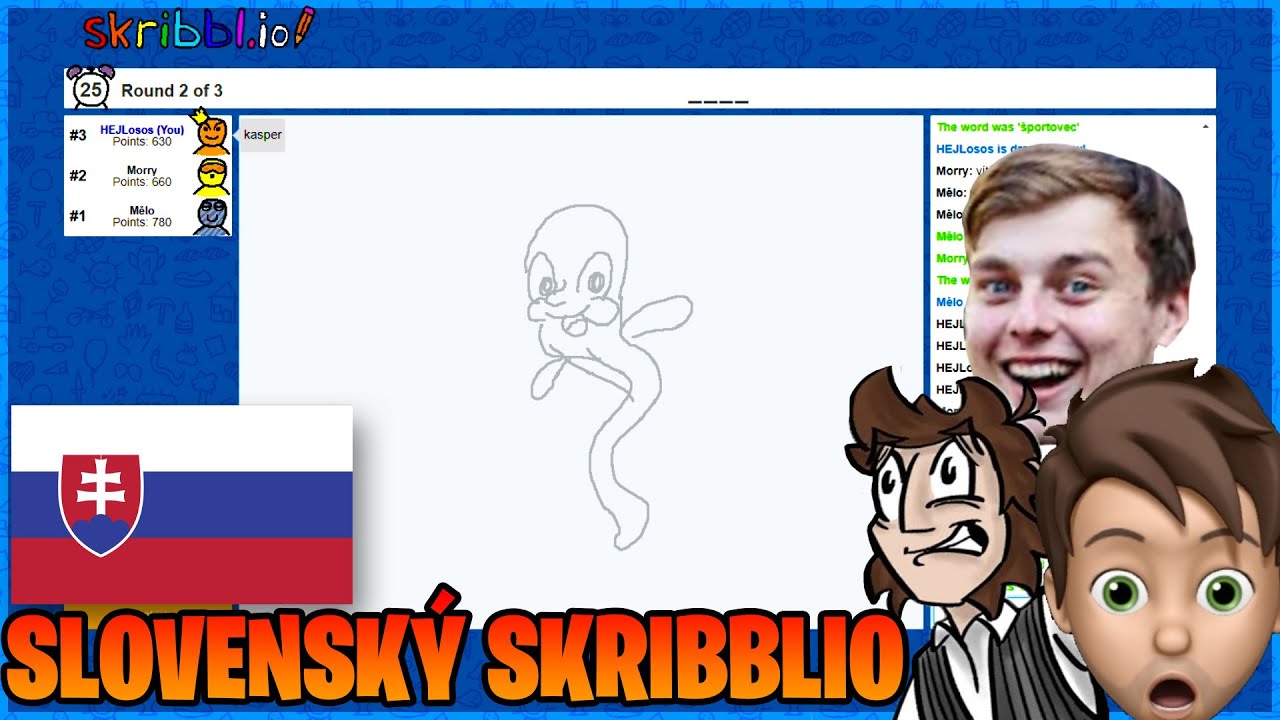 Kelo UČITEL Slovenštiny! | Skribbl.io - @Hejlovec @Kelohap @Morryeej