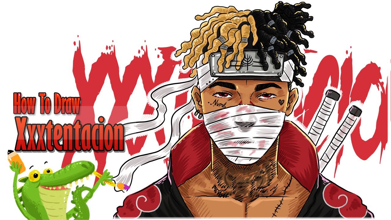 How to draw X Rapper Akatsuki