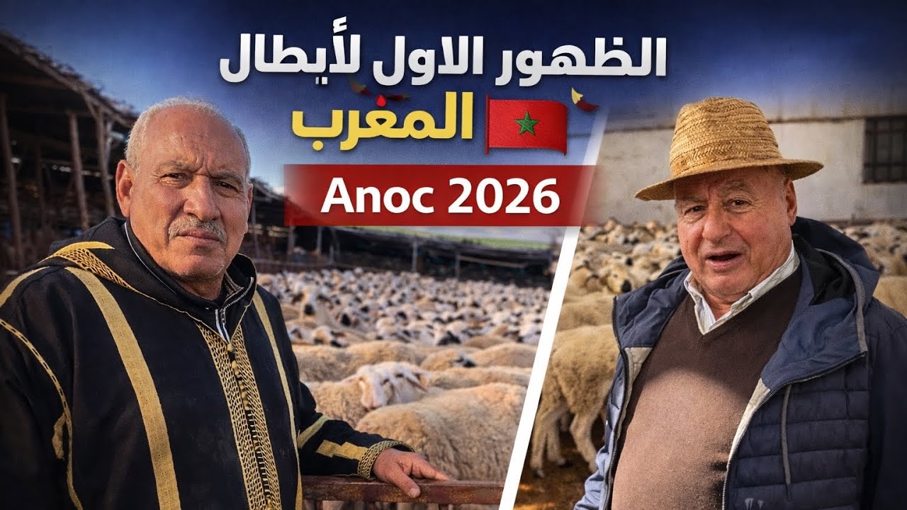 شاهد الظهور الأول🔥لفحول الإخوان خليل🏆Anoc 2026🎖️|-أزيد من 300 فحل و 700 حولية عند أبطال المغرب 🇲🇦