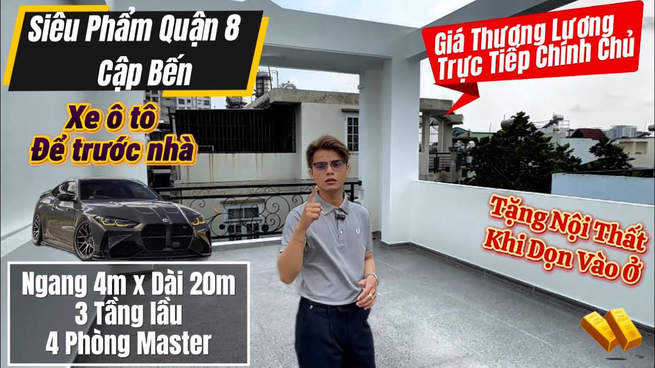 Nhà Đẹp Quận 8 | Siêu Phẩm Quận 8 Cập Bến || Khu Đường Nội Bộ - Dân Trí Cao | Sổ Hồng Riêng | Khu HH