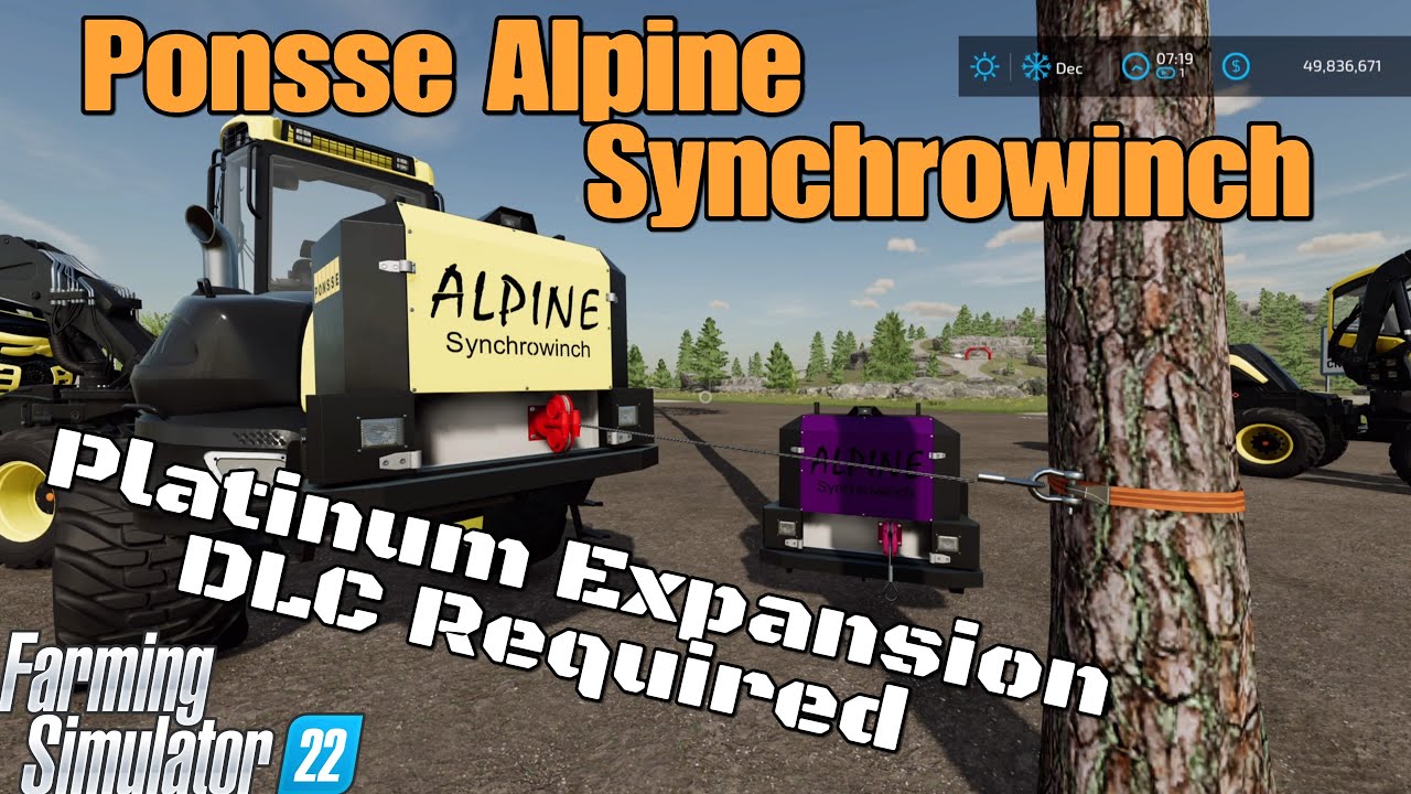Ponsse Alpine Synchrowinch. / Removed from Mod Hub