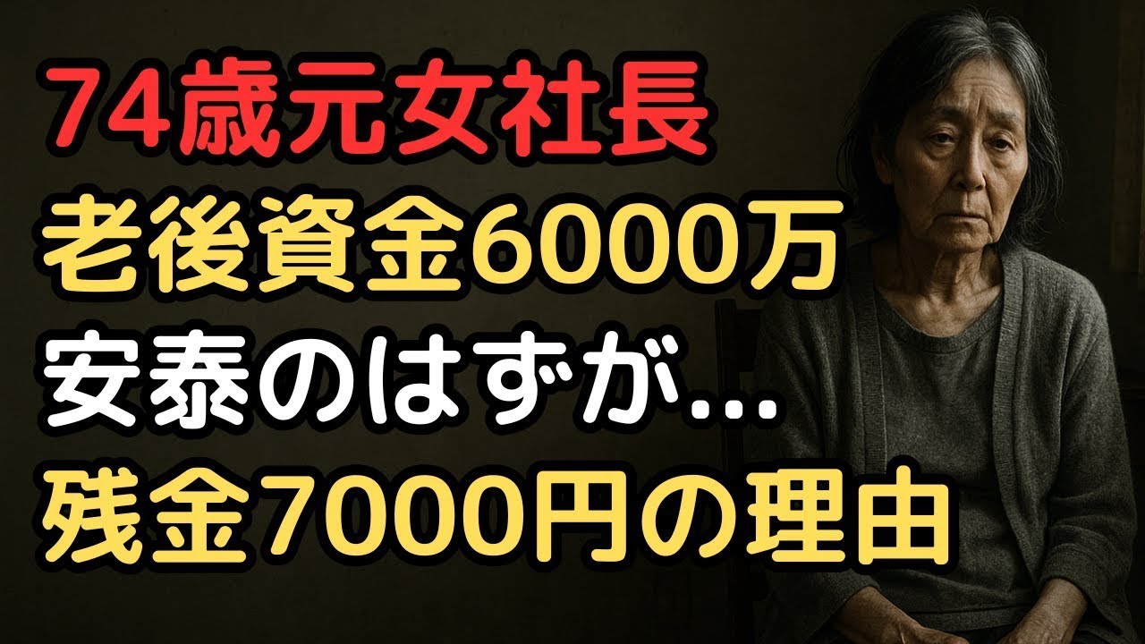 老後資金6000万円『これだけあれば一生安泰』と信じた73歳が破産寸前になった理由