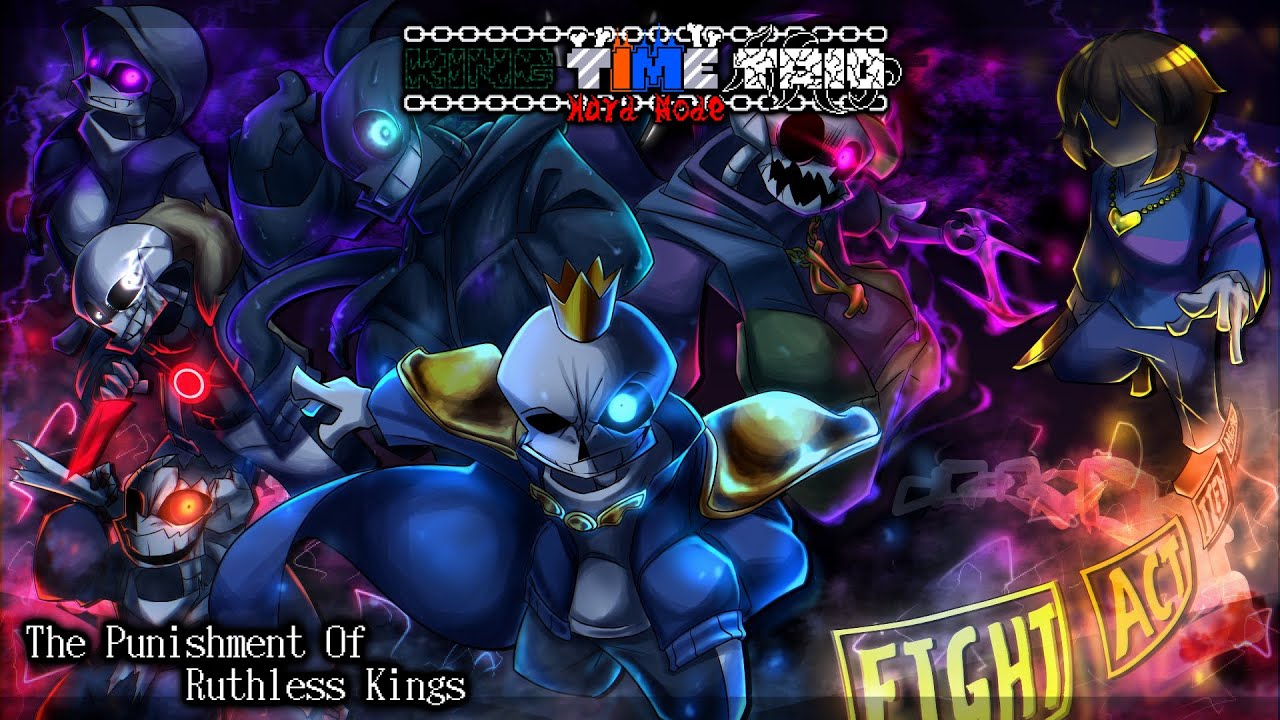 【Undertale AU】King Time Trio - Hard Mode - The Punishment Of Ruthless Kings