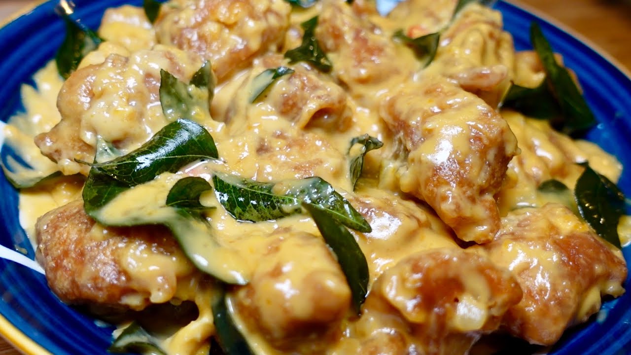 马来西亚人🇲🇾都爱吃的奶油咸蛋猪🐷非常浓郁，可以配上3碗米饭🍚Creamy butter salted egg pork🐷 🍚