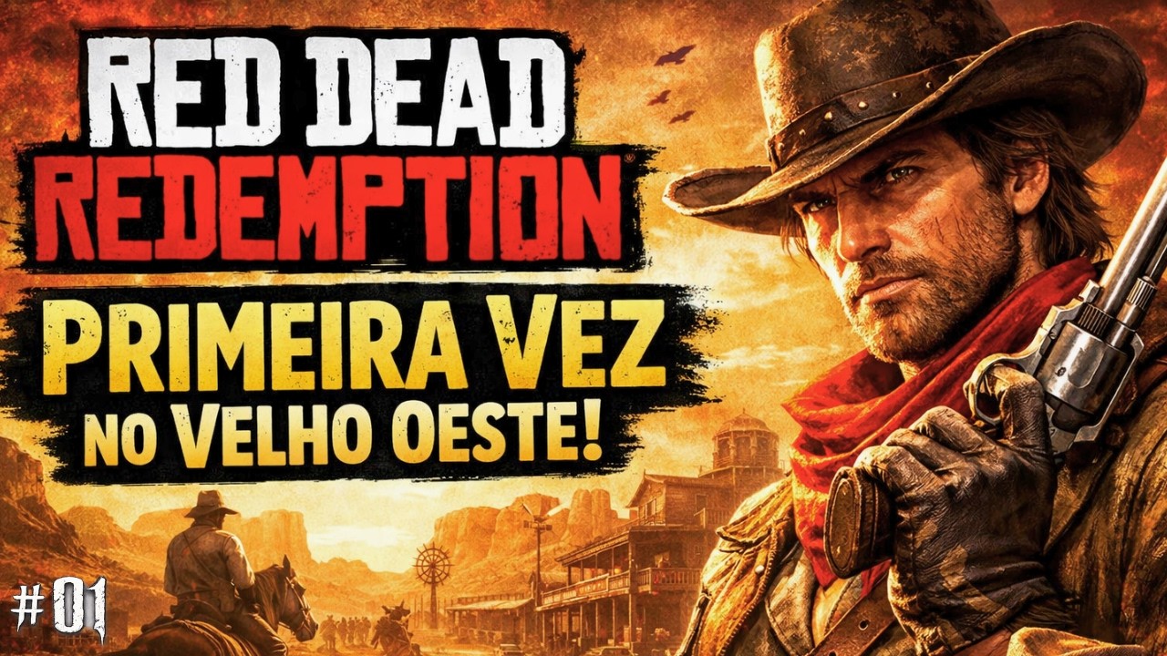 🔴 AO VIVO: Minha PRIMEIRA vez em Red Dead Redemption! Vai dar ruim?