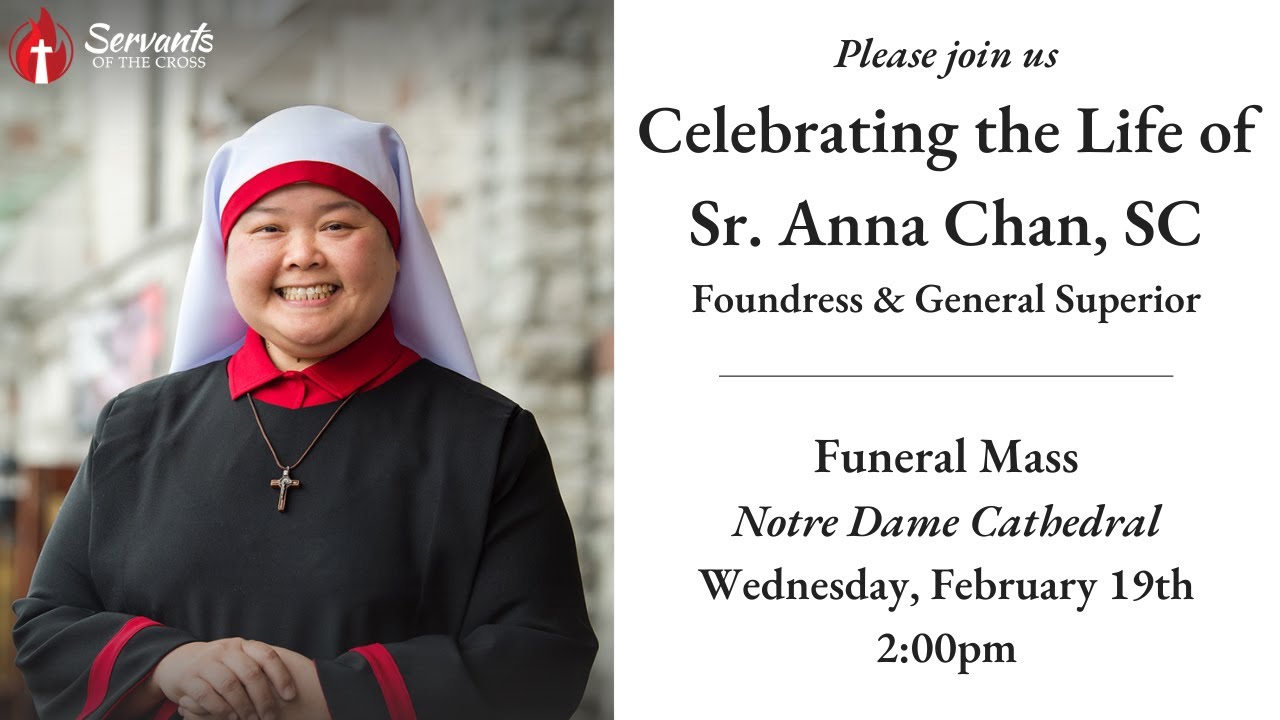 Funeral Mass - Sr. Anna Chan, SC | Notre Dame Cathedral