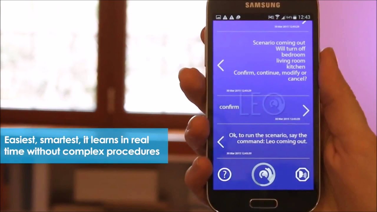 Leo Smart Home - Create Scenario
