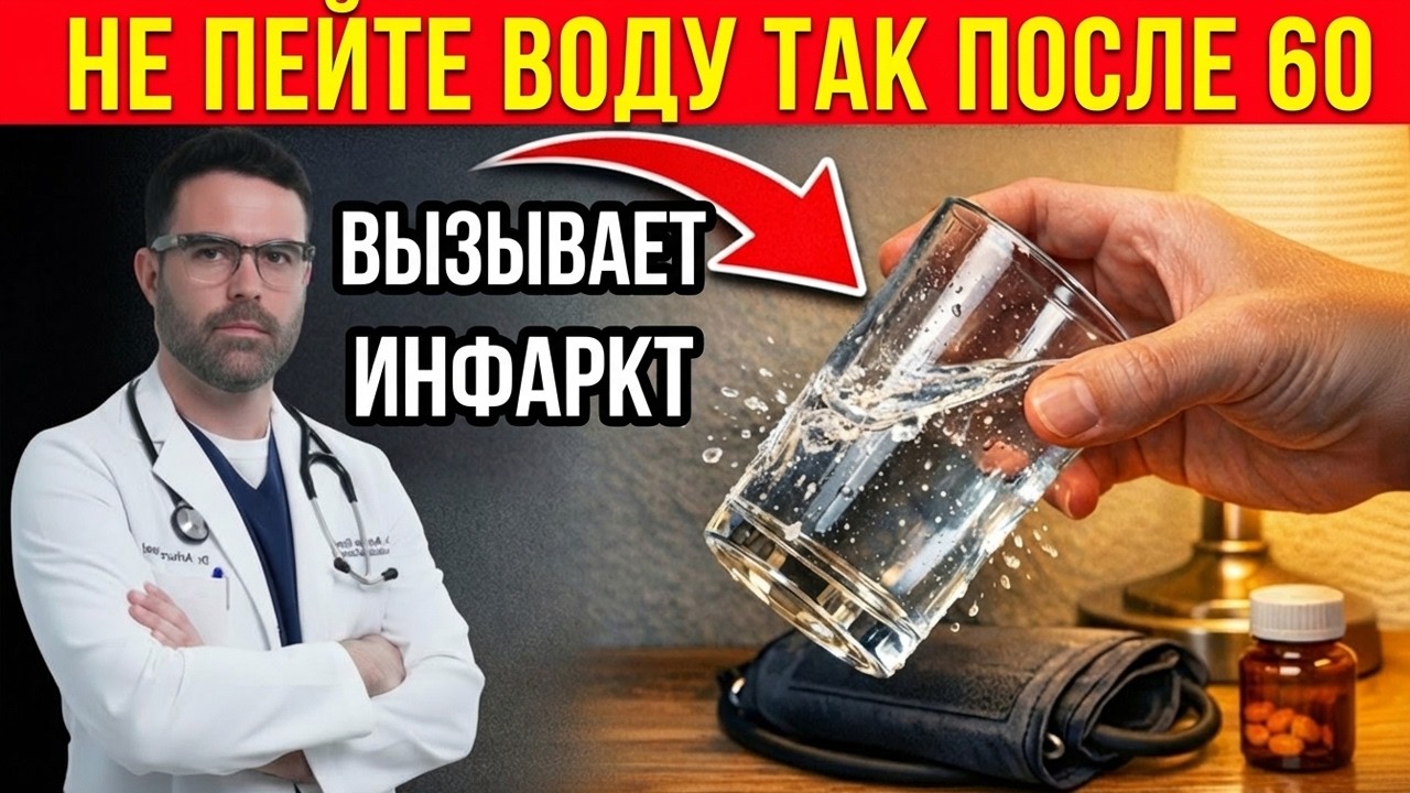 Кардиологи предупреждают эта ошибка при питье воды после 60 может повлиять на ваше сердце