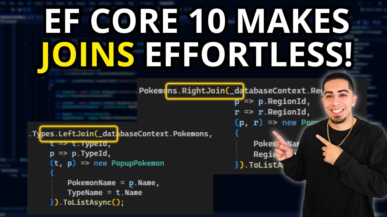 2 НОВЫХ метода LINQ в EF CORE 10, которые упрощают объединения!