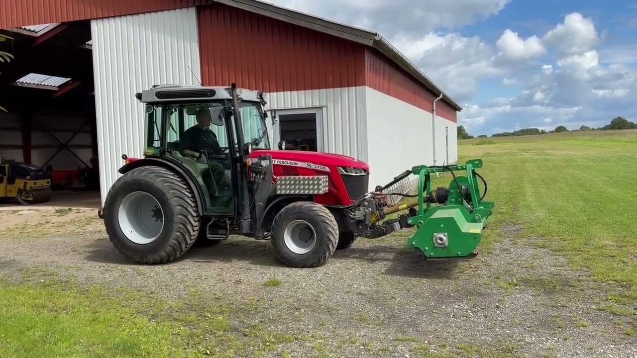 Massey Ferguson 3708 S 4WD m frontlift og frontl&aelig;sser - Kapow Online Auctions