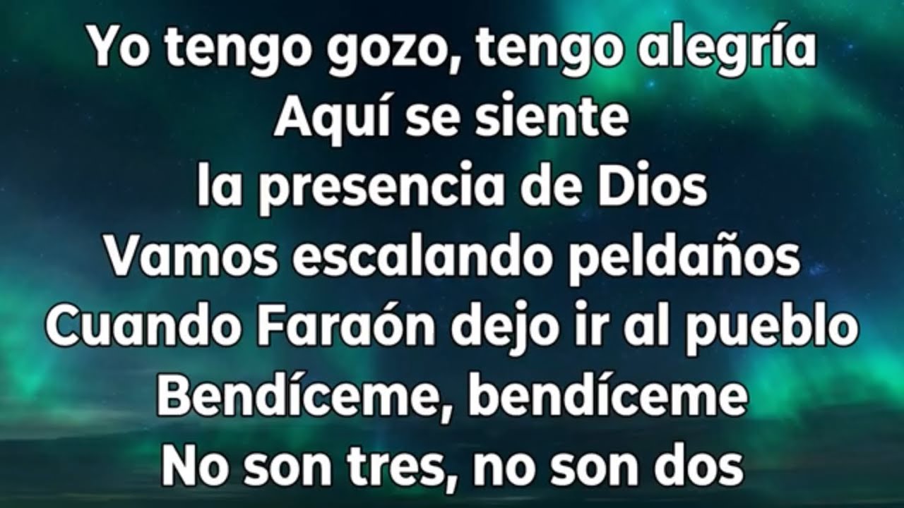 Cadena de coros- Yo tengo gozo, tengo alegría (pista/karaoke/acordes)