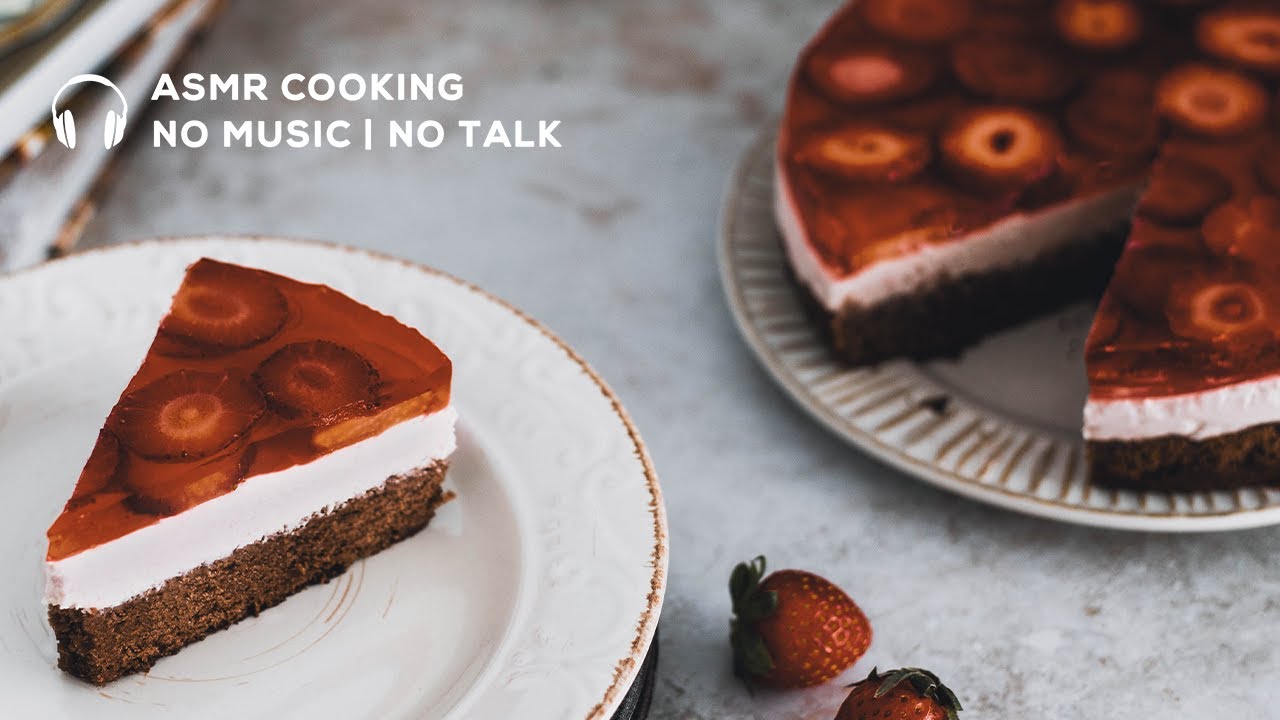 🎧 NO MUSIC | NO TALK - Strawberry Jelly Cake