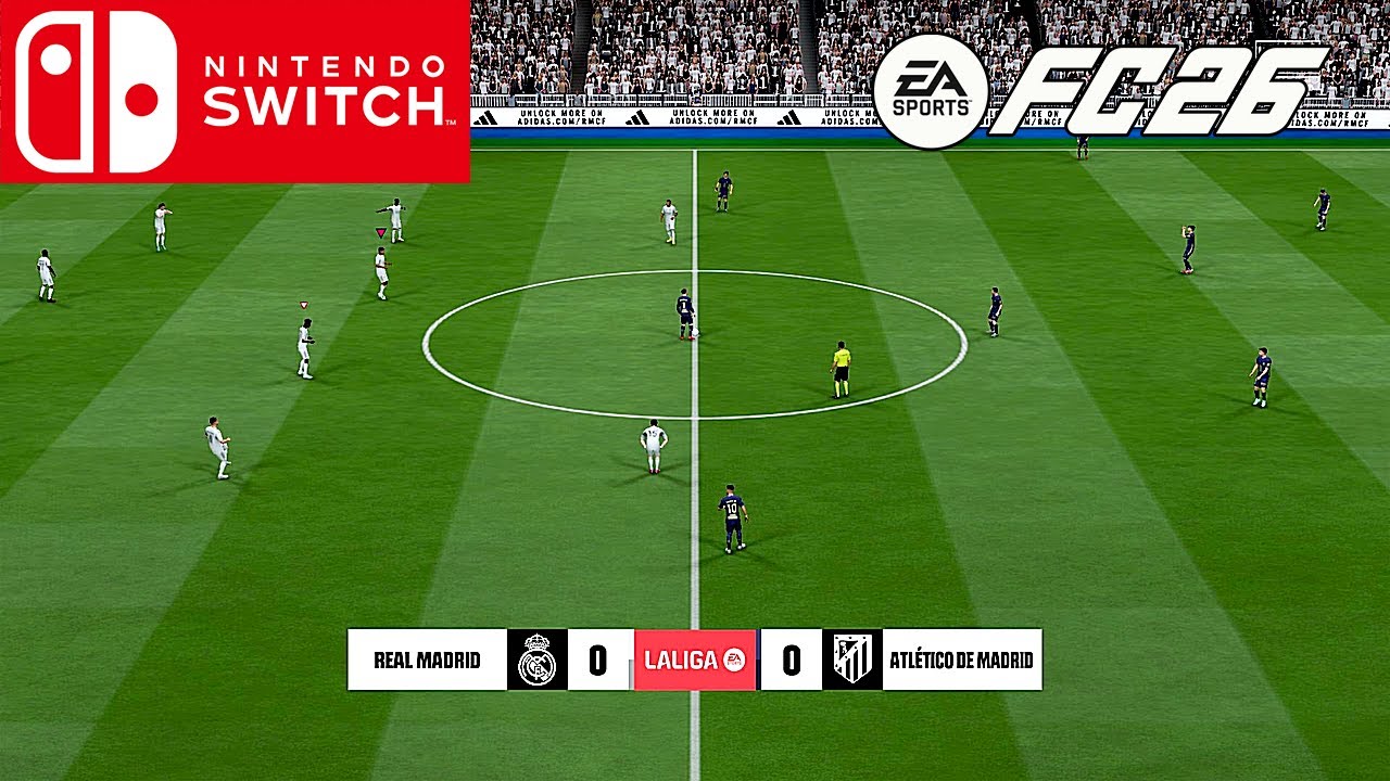 EA SPORTS FC™ 26 - Real Madrid vs Atl. Madrid | Gameplay Nintendo Switch | Derby Madri