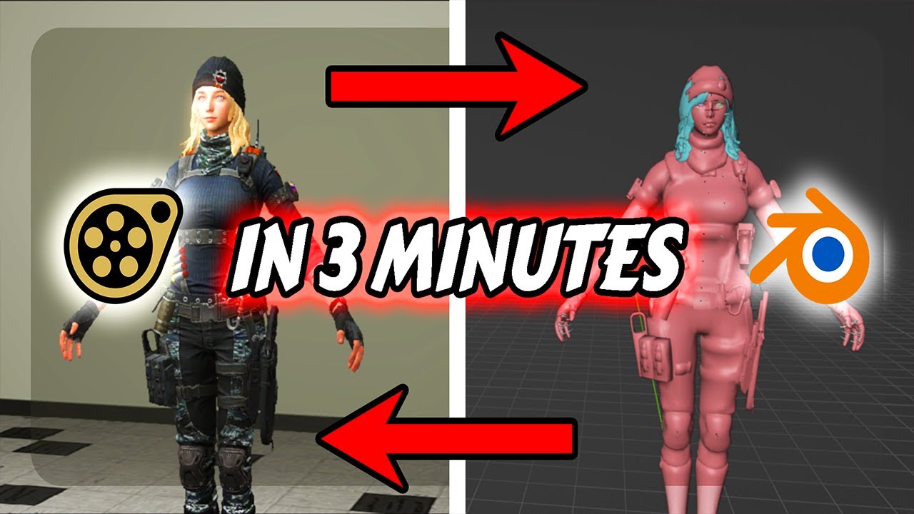 Быстро переносите модели в SFM и Blender!!!