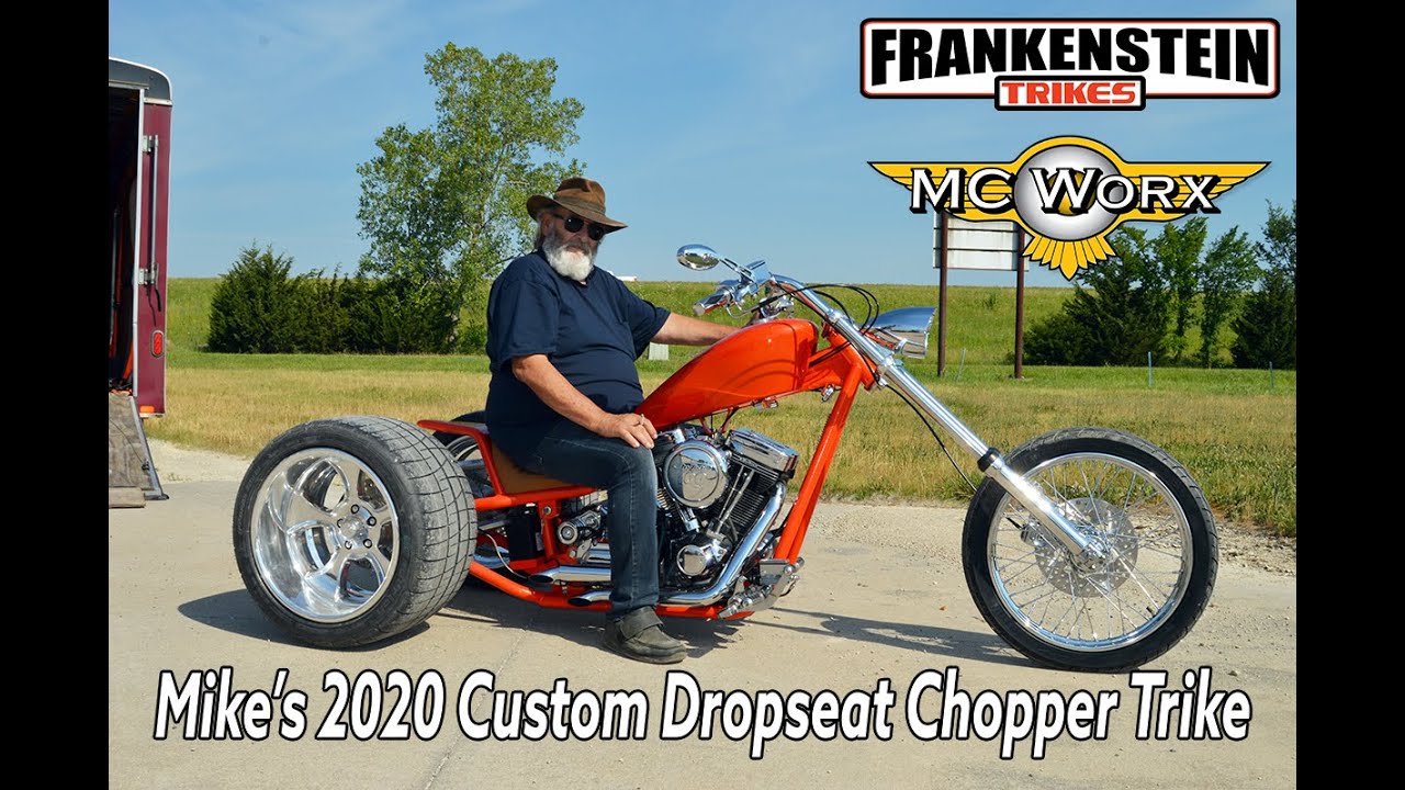 Mike's 2020 Custom Dropseat Chopper Trike - Frankenstein Trikes