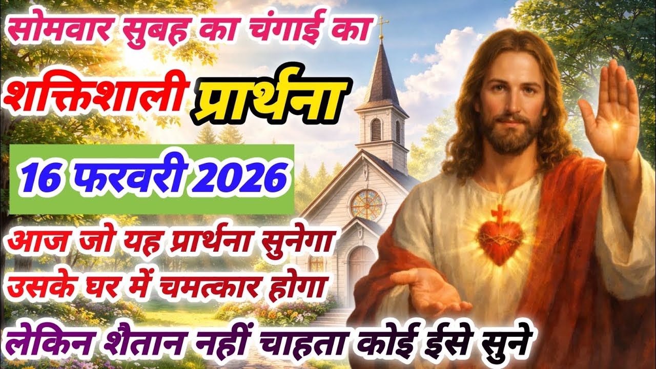 सोमवार सुबह की शक्तिशाली प्रार्थना हर परेशानी दूर होगी  यीशु के नाम में चमत्कारMonday Morning Prayer