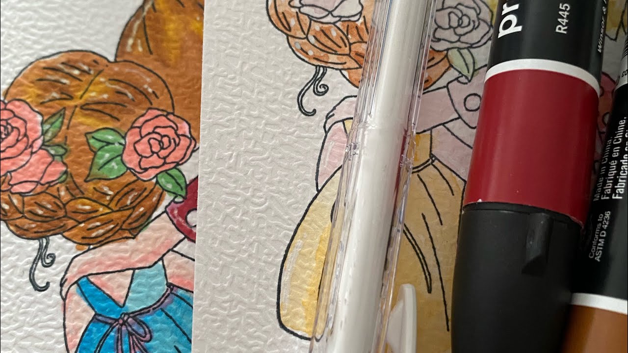 TUTO COLORIAGE :  AMITIE