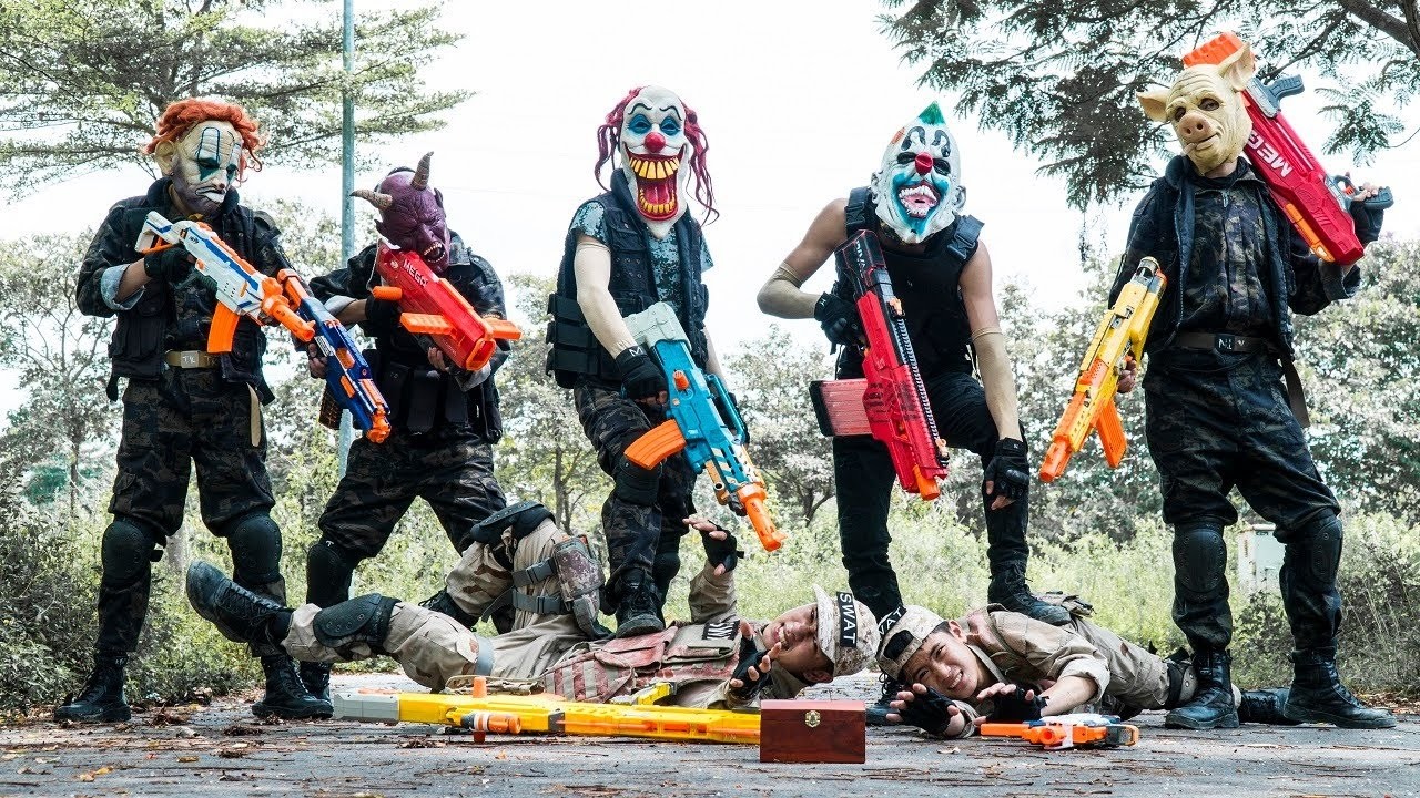Action LTT: Elite Nerf Warriors Takedown a Dark Crime Ring with Blaster Tactics