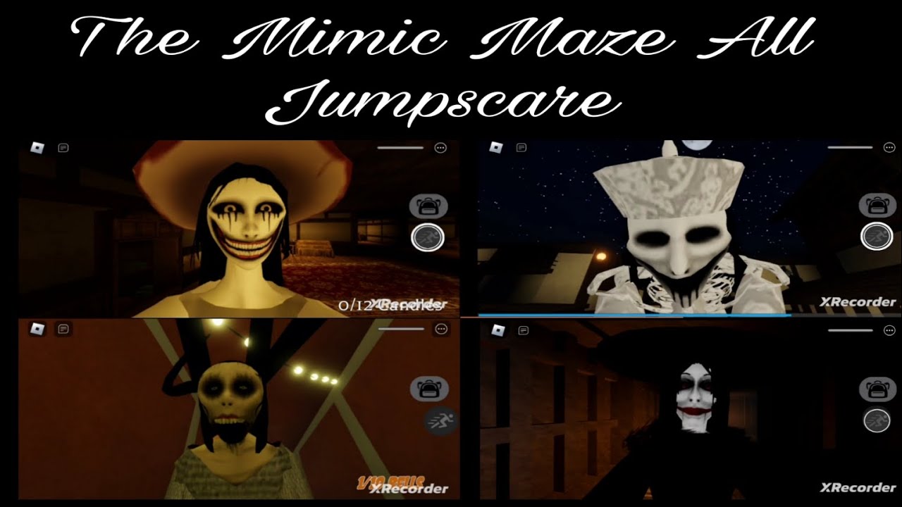 The Mimic Maze All Jumpscares (OUTDATED)